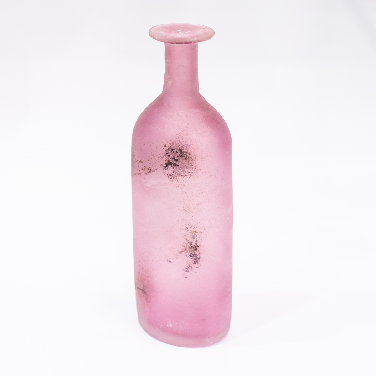 Ваза - бутылка розовая