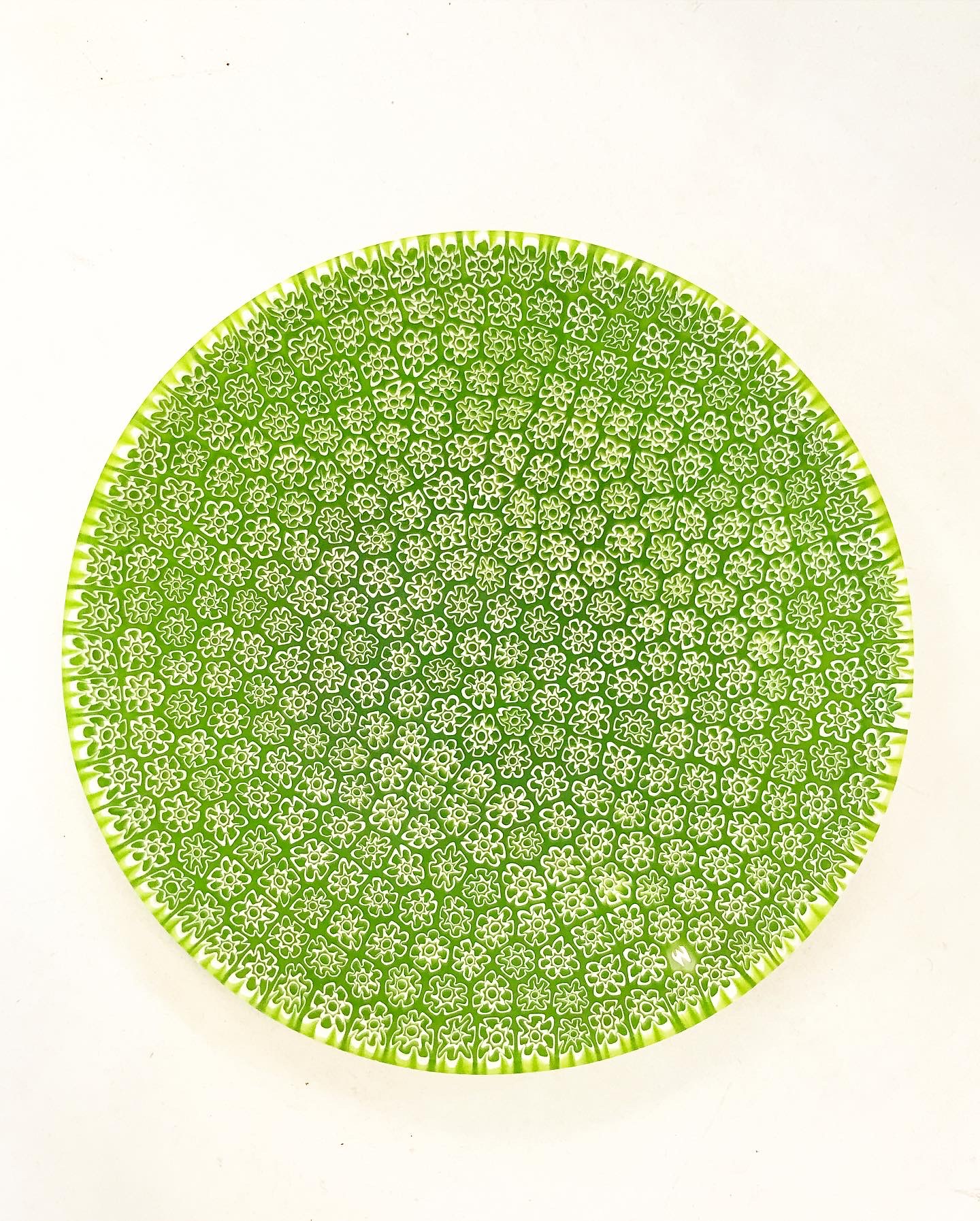 Тарелка матовая Moretti светло-зеленая