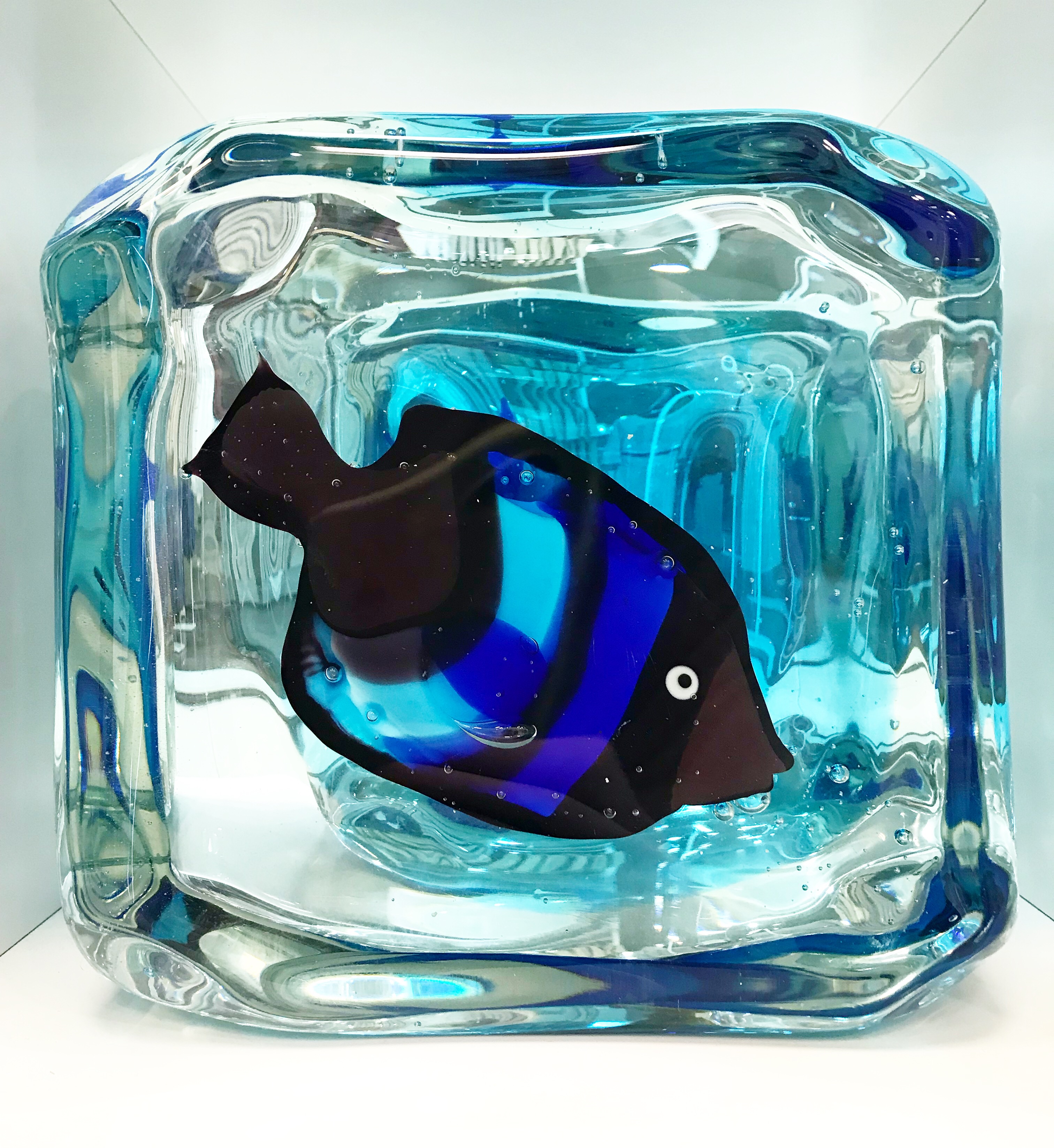 Куб Рыба синяя